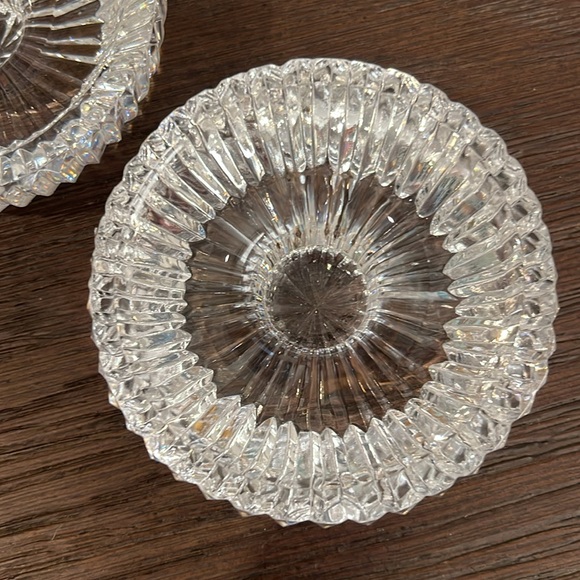 Tipperary Irish Crystal Candle Holders, Pair 3” - Picture 2 of 4